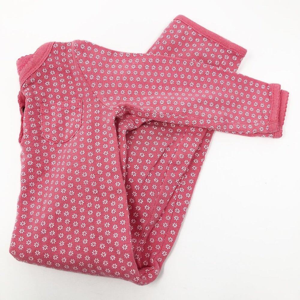 Carter's Baby Girl Long Sleeve Pink Floral Print Jumpsuit 9M